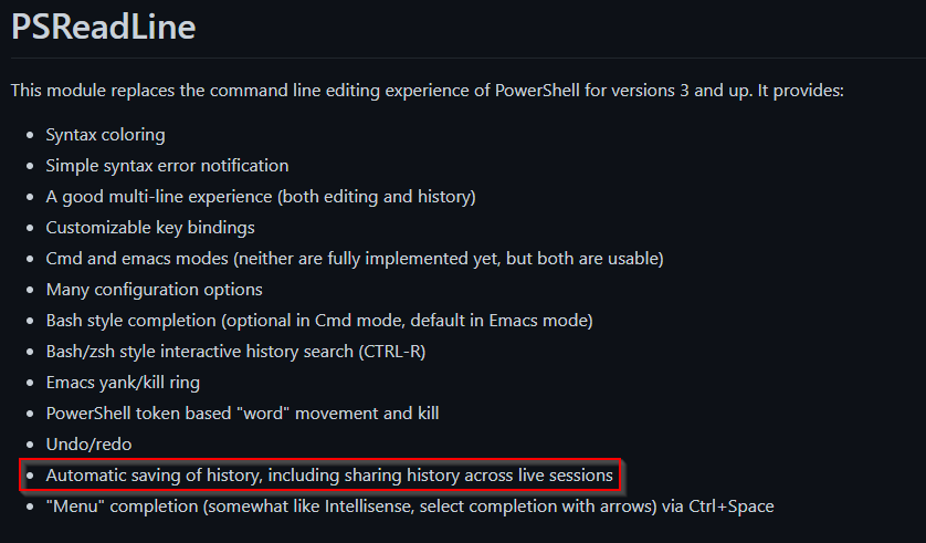 PowerShell History File – acc3ssp0int